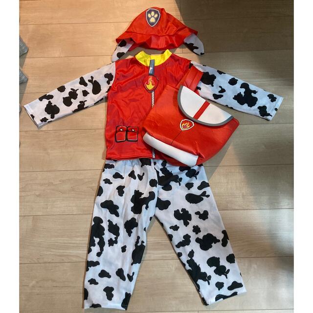 パウパトロール　コスプレ　マーシャル　S キッズ/ベビー/マタニティのキッズ服男の子用(90cm~)(その他)の商品写真