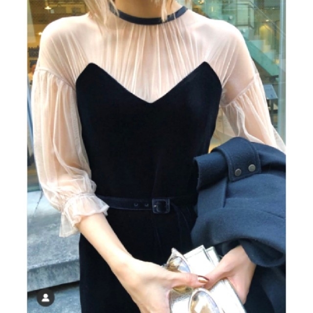 Ameri VINTAGE - Ameri【タグ付新品】チュール ベロア Ameri VINTAGE - Ameri【タグ付新品】チュール ベロア