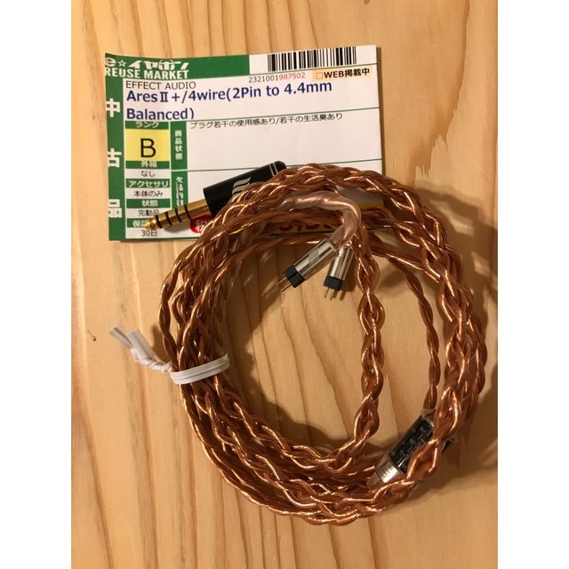 EFFECT AUDIO AresⅡ+/4wire(2Pin to 4.4mm) - coastalcareeracademy.com