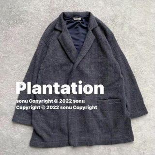 プランテーション(Plantation)のプランテーションPlantationオーバーサイズ チェック ダブル ジャケット(その他)