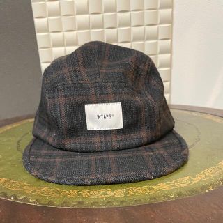 ダブルタップス(W)taps)のWTAPS T-5 CAP WOOL TWEED TEXTILE ネイビー(キャップ)