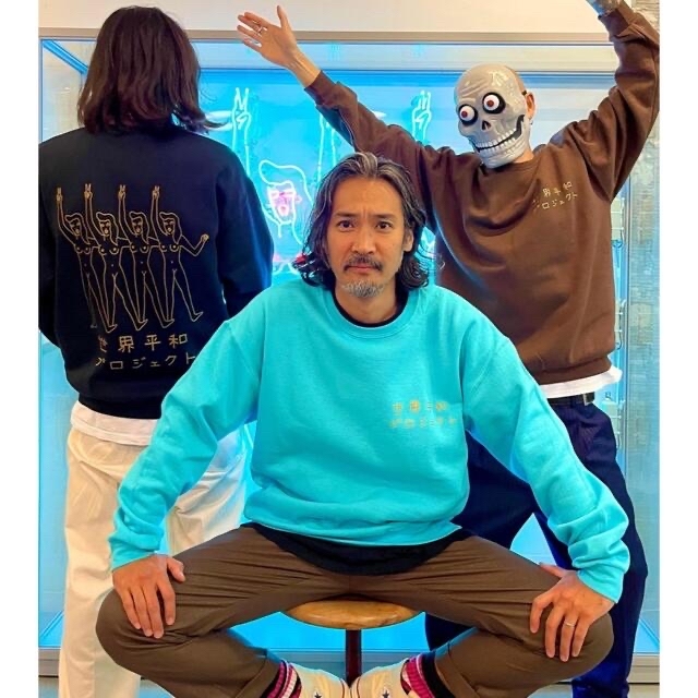 23ss WACKO MARIA 世界平和プロジェクト SWEAT SHIRT-