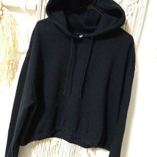 エイチアンドエム(H&M)のH&M♡パーカー♡ショート♡裏起毛(パーカー)