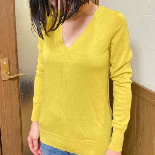 バナナリパブリック(Banana Republic)のBanana Republic からし色ニット(ニット/セーター)