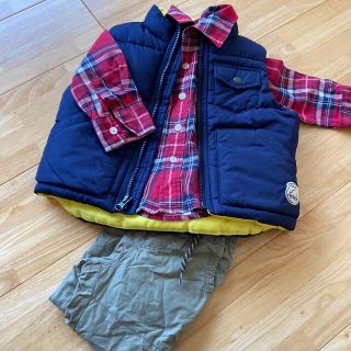 ベビーギャップ(babyGAP)のbaby gap3点セット(カバーオール)