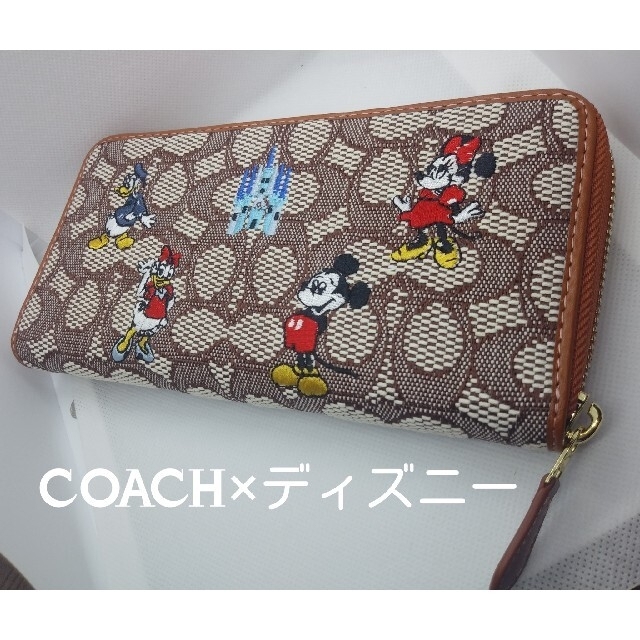 COACH(コーチ)のDISNEY X COACHアコーディオン ジップ ウォレットコーチ×ディズニー レディースのファッション小物(財布)の商品写真