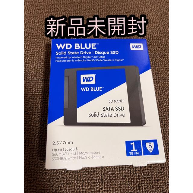 WESTERN DIGITAL WD Blue SSD 1T スマホ/家電/カメラのPC/タブレット(PCパーツ)の商品写真