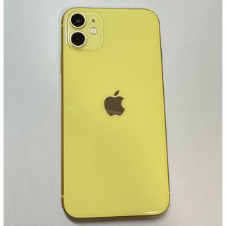 【超美品】iPhone11 64GB イエロー SIMフリー　おまけつき(スマートフォン本体)