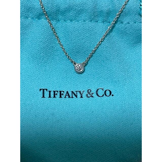 Tiffany ネックレス バイザヤード ダイアモンド 0.05ct - www