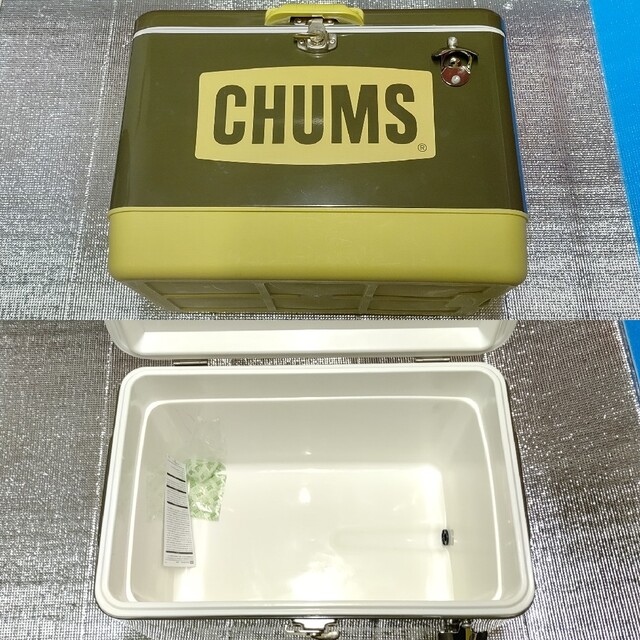 CHUMS チャムス スチールクーラーボックス 54L カーキ