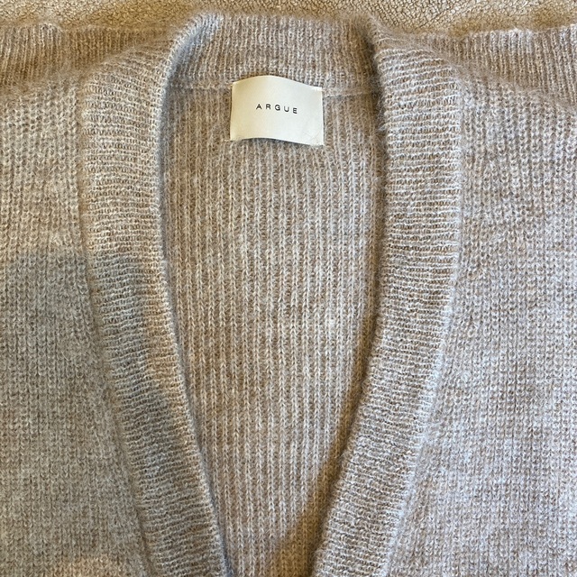 argue カーディガン MOCA BEIGE | tradexautomotive.com