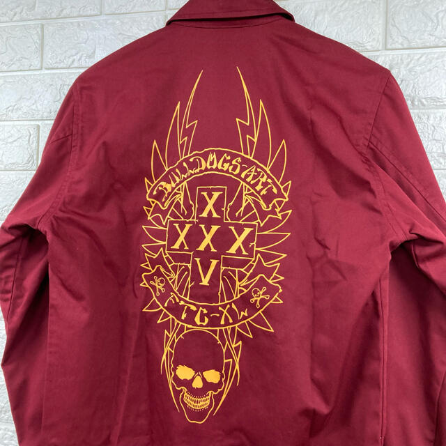 XLARGE - 希少 FTC X-LARGE コーチジャケット bulldogs art Sの通販 by