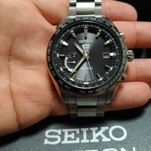 独特な  美品　SEIKO - SEIKO ASTRON GPSソーラー SBXB085  腕時計(アナログ)