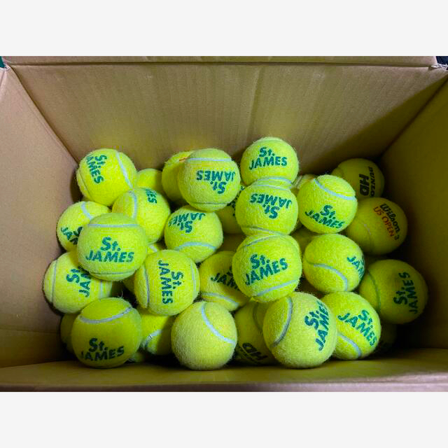 SAINT JAMES(セントジェームス)のセントジェームズ　テニスボール　中古　65球 スポーツ/アウトドアのテニス(ボール)の商品写真