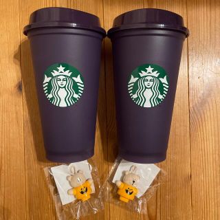 スターバックスコーヒー(Starbucks Coffee)のスタバ　ハロウィン　カラーチェンジング　リユーザブルカップ　ベアリスタ　キャップ(その他)