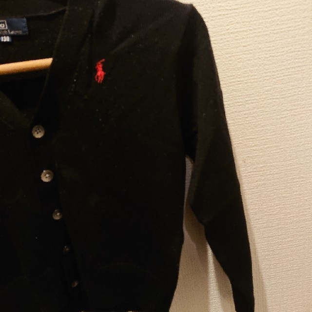 POLO RALPH LAUREN(ポロラルフローレン)のPolo Ralph Lauren カーディガン 130㎝ ブラック キッズ/ベビー/マタニティのキッズ服男の子用(90cm~)(カーディガン)の商品写真