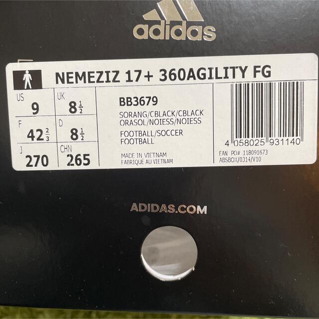 NEMEZIZ 17+ 360Agility FG 26cm adidas
