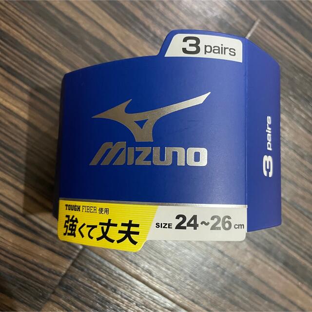 MIZUNO(ミズノ)の【未使用】ミズノ　メンズ靴下　厚手　 メンズのレッグウェア(ソックス)の商品写真