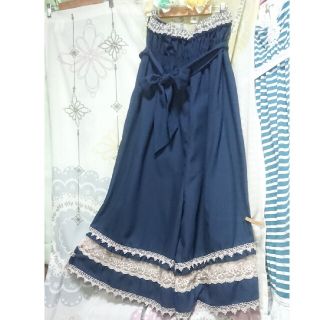 アクシーズファム(axes femme)のaxes femme♪春＊秋＊冬☆紺色＊スカウチョ☆(その他)