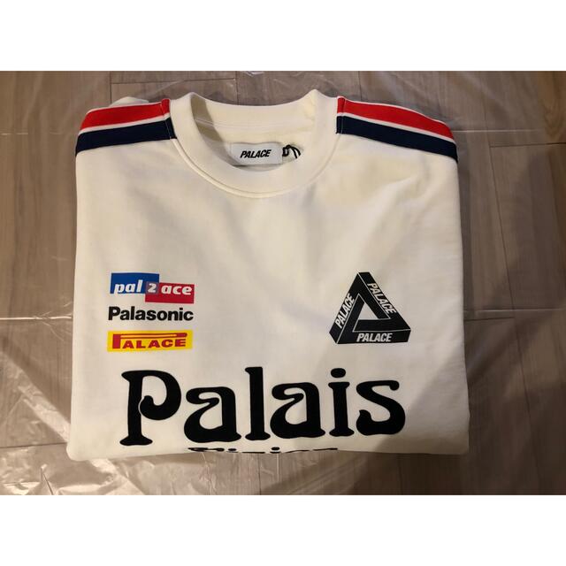 【美品】PALACE SKATEBOARDS　ビッグロゴ刺繍スウェット　Lサイズ