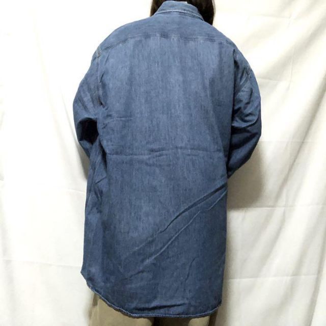 carhartt - カーハート☆デニムシャツ 古着ゆるだぼ ワーク carhartt - カーハート☆デニムシャツ 古着ゆるだぼ ワーク