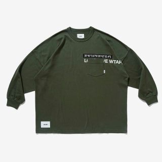 ダブルタップス(W)taps)のWTAPS WTUBE LS COTTON OLIVE L 03(Tシャツ/カットソー(七分/長袖))