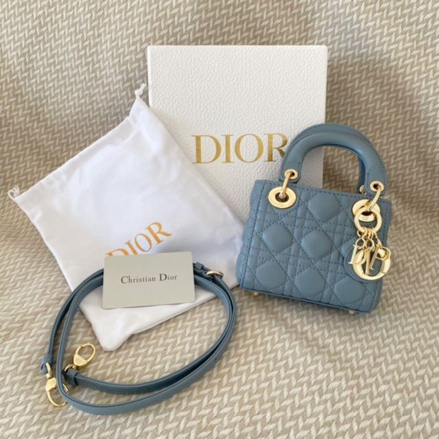 【本物新品保証】 - Dior Christian マイクロバッグ dior lady レディディオール ショルダーバッグ 【本物新品保証】 - Dior Christian マイクロバッグ dior lady レディディオール ショルダーバッグ