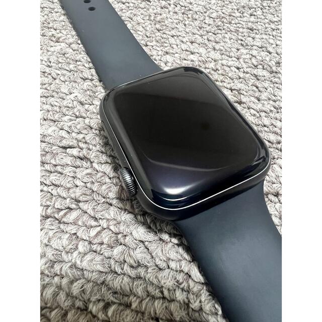 AppleWatch6 44m アルミスペースグレイ スポーツバンド