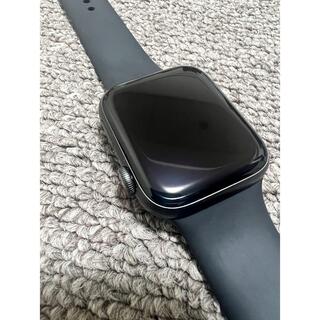 アップルウォッチ(Apple Watch)のAppleWatch6 44m アルミスペースグレイ スポーツバンド(腕時計(デジタル))