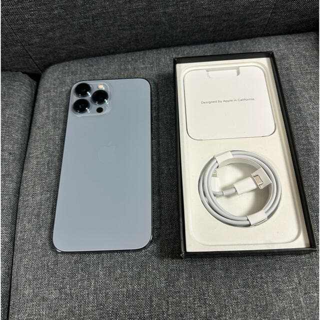 iPhone13 pro max 128GB シエラブルー　極美品