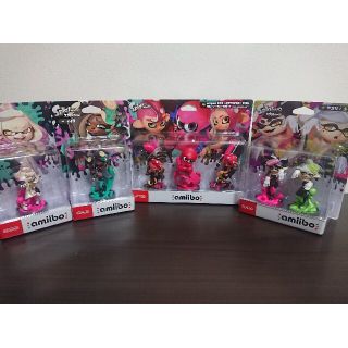 ニンテンドウ(任天堂)のamiibo ヒメ イイダ シオカラーズ ﾄﾘﾌﾟﾙｾｯﾄ(その他)