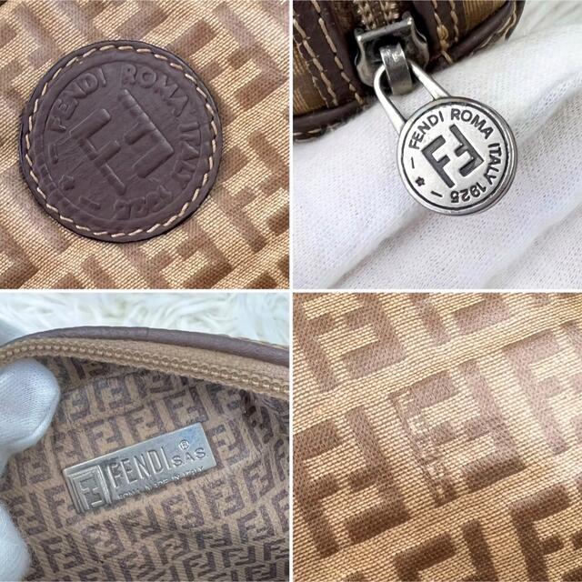 FENDI(フェンディ)の希少♥フェンディ ショルダーバッグ ズッキーノ ズッカ柄 ダブルFFロゴ レザー レディースのバッグ(ショルダーバッグ)の商品写真