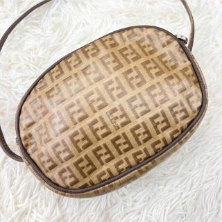 希少♥フェンディ ショルダーバッグ 2wayズッキーノ ズッカ柄 ダブルFF