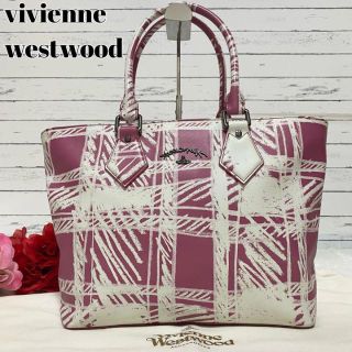 極美品 VIVIENNE WESTWOOD PVC ハンドバッグ ピンク