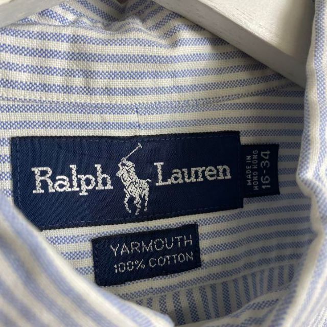 POLO RALPH LAUREN(ポロラルフローレン)の90s ラルフローレン Raiph Lauren ストライプボタンダウンシャツ メンズのトップス(シャツ)の商品写真