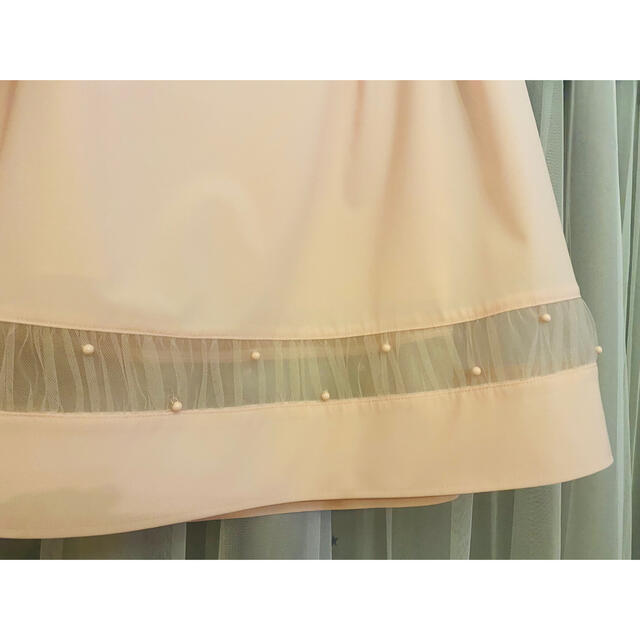 René(ルネ)の新品　ルネ　桜ピンクスカート　　34 Rene 透かしデザイン　フォクシー レディースのスカート(ひざ丈スカート)の商品写真