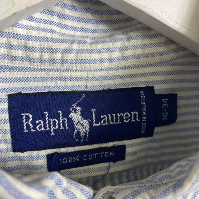 POLO RALPH LAUREN(ポロラルフローレン)の90s ラルフローレン Raiph Lauren ストライプボタンダウンシャツ メンズのトップス(シャツ)の商品写真