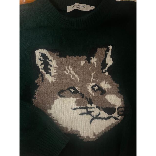 MAISON KITSUNE'   maisonkitsune BIG FOX HEAD PULLOVER Sの通販 by