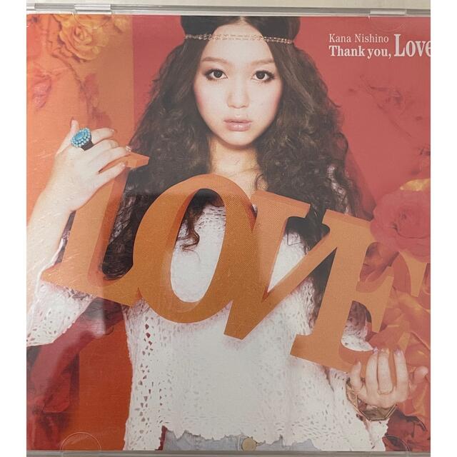 西野カナ　Thank you,Love CD DVD エンタメ/ホビーのDVD/ブルーレイ(ミュージック)の商品写真