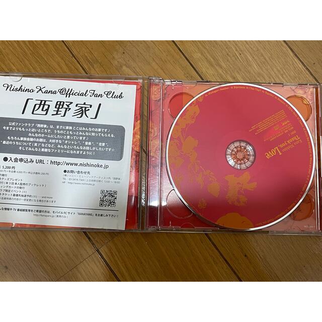 西野カナ　Thank you,Love CD DVD エンタメ/ホビーのDVD/ブルーレイ(ミュージック)の商品写真