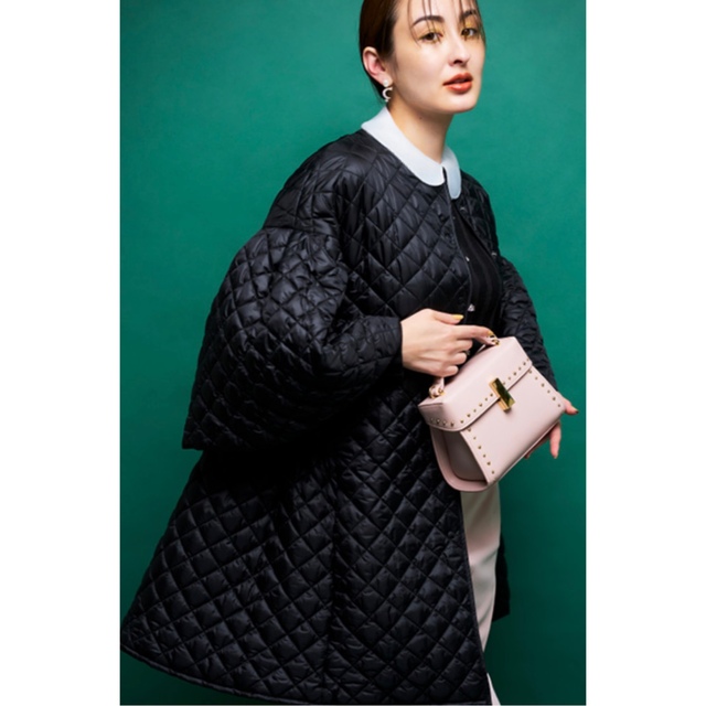 22AW 完売品 新品 CELFORD キルティングショートコート ブラック-