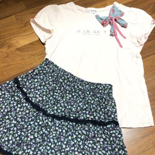 ジルスチュアートニューヨーク(JILLSTUART NEWYORK)のジルスチュアート　カットソー  スカート　2点セット　140(Tシャツ/カットソー)