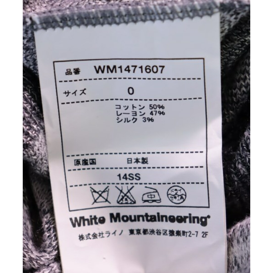 WHITE MOUNTAINEERING(ホワイトマウンテニアリング)のWhite Mountaineering ニット・セーター 0(S位) グレー 【古着】【中古】 メンズのトップス(ニット/セーター)の商品写真