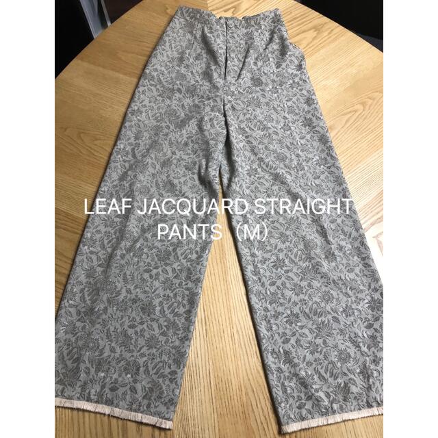 アメリヴィンテージ】LEAF JACQUARD STRAIGHT PANTS - library 