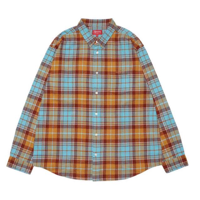Supreme Plaid Flannel shirt rust Mサイズ