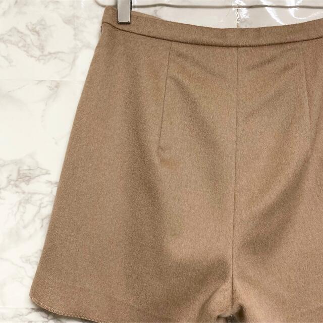 【新品同様 ランウェイモデル】Max Mara ピュアキャメルショートパンツ
