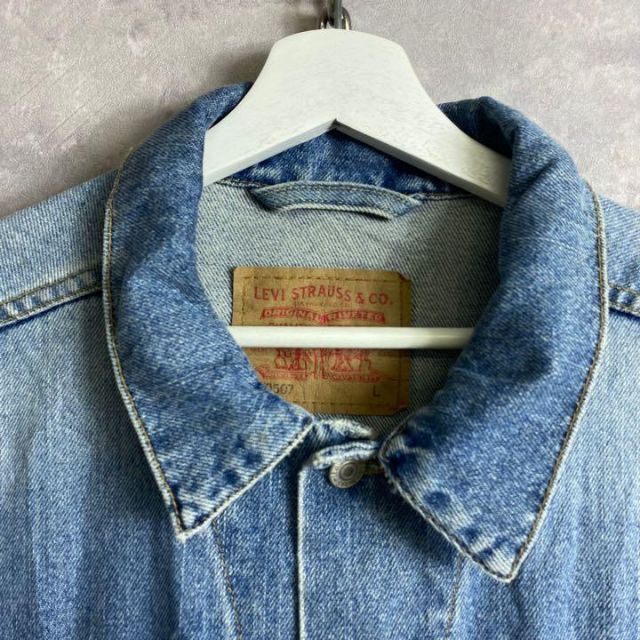 Gジャン/デニムジャケット 90s Levi's リーバイス 70507 ヴィンテージデニムジャケット 大