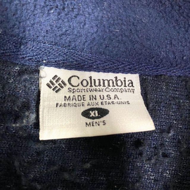 Columbia(コロンビア)のUSA製 コロンビア☆ジップフリース 古着 ノルディック柄ゆるだぼ 希少 au4 メンズのジャケット/アウター(ブルゾン)の商品写真