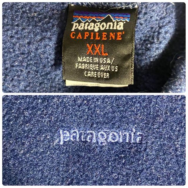 patagonia(パタゴニア)のUSA製 パタゴニア☆フリース ハーフボタン 希少 ゆるだぼ 90s au5 メンズのトップス(その他)の商品写真