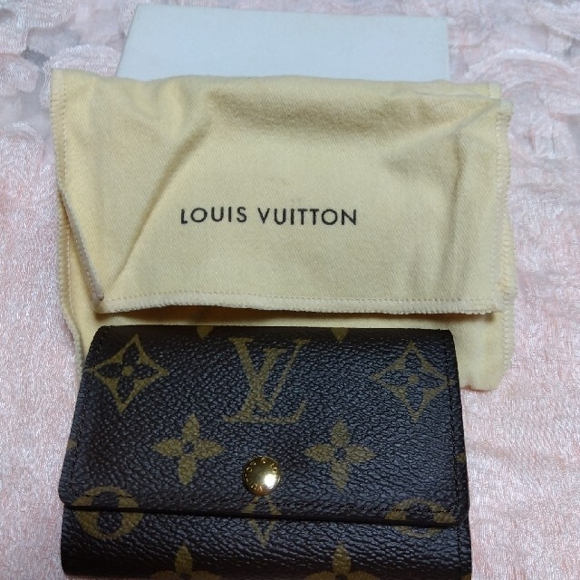 お値下げ。鑑定済。LOUIS VUITTON、6連、キーケース-